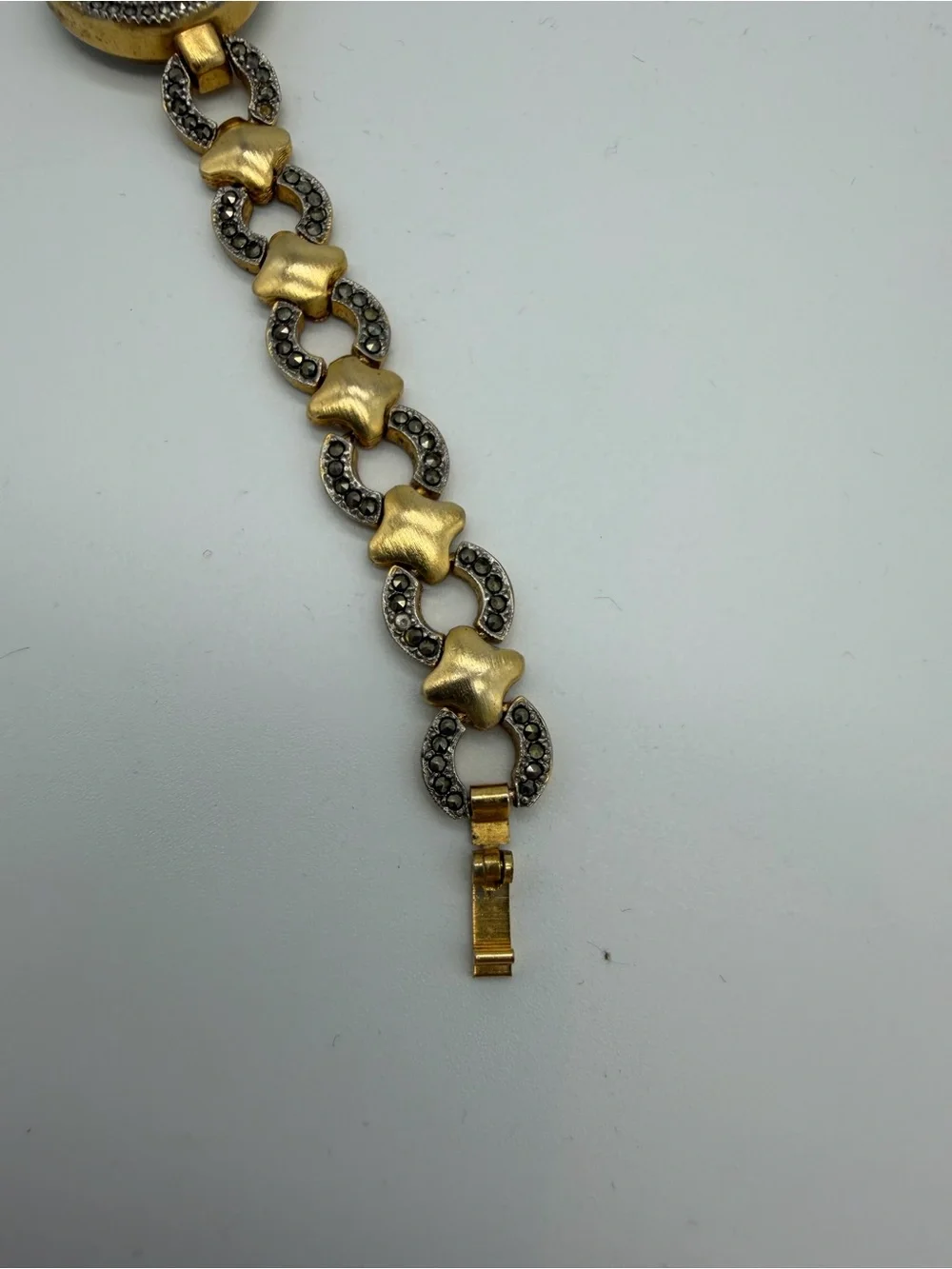 Two-Tone Gold and Silver Bracelet Watch for Women
